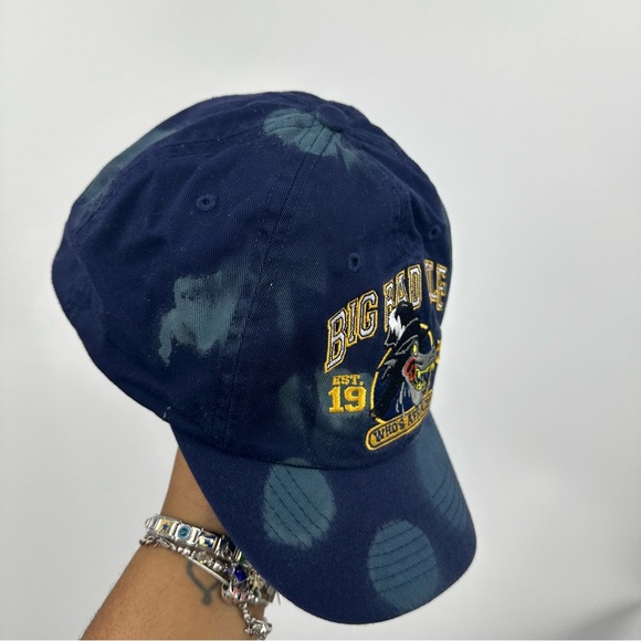 Disney Store Big Bad Wolf Custom Bleach Splatter Dad Hat OS - Picture 4 of 8